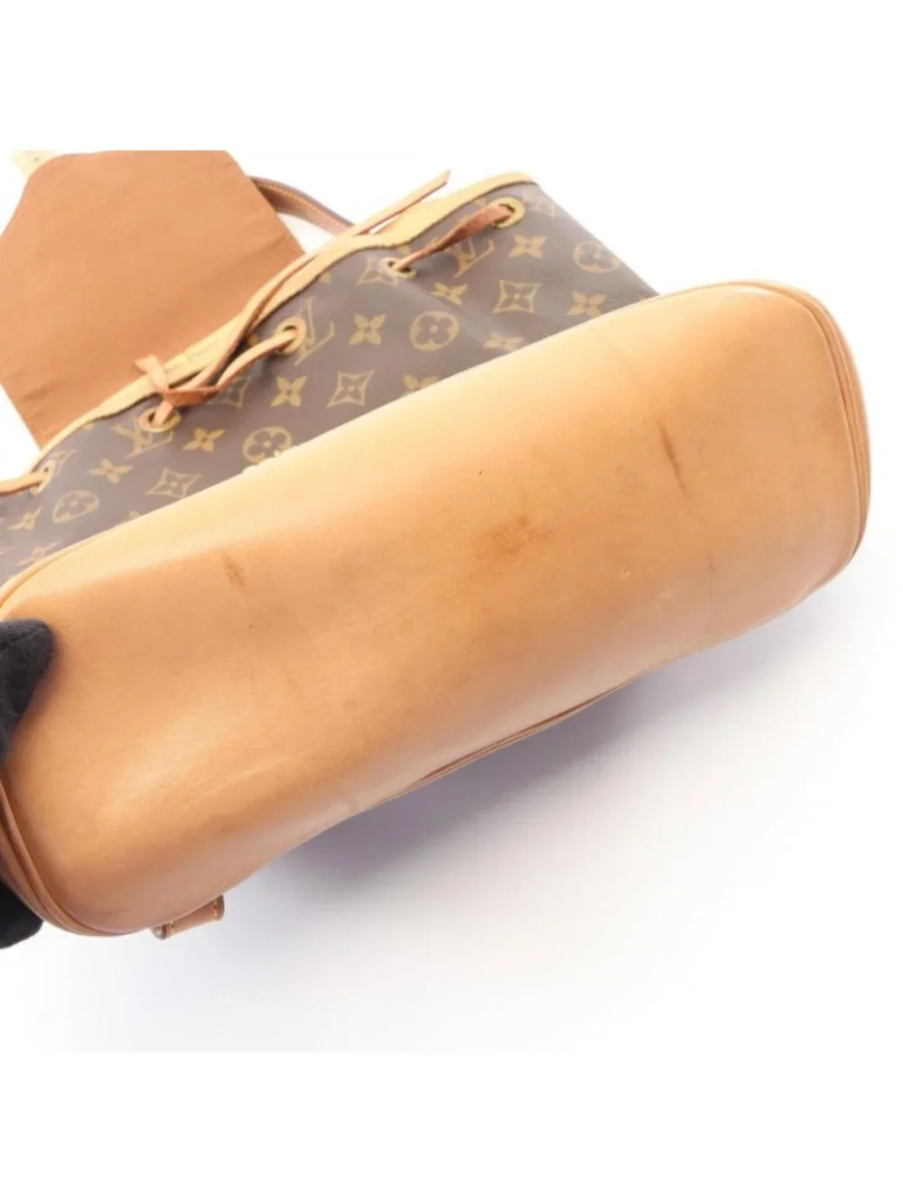 Louis Vuitton Backpack Montsouris MM Monogram Canvas Leather